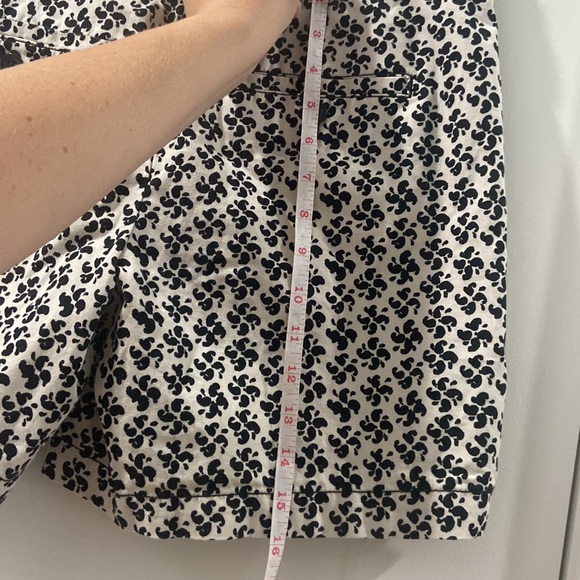 Cream and black women's shorts LOFT Ann Taylor size 6 original shorts EUC - Picture 8 of 16